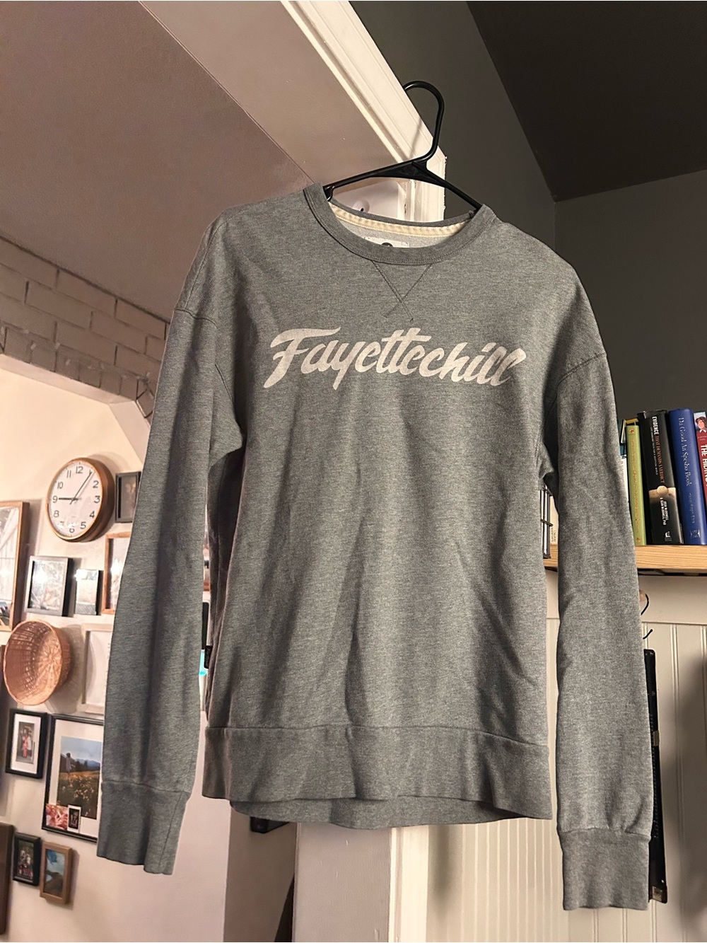 Fayettechill Women's Gray Crew Sweatshirt